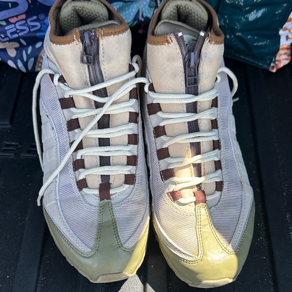 Nike Men's Air Max 95 Sneaker boot - Olive and beige - Picture 1 of 12